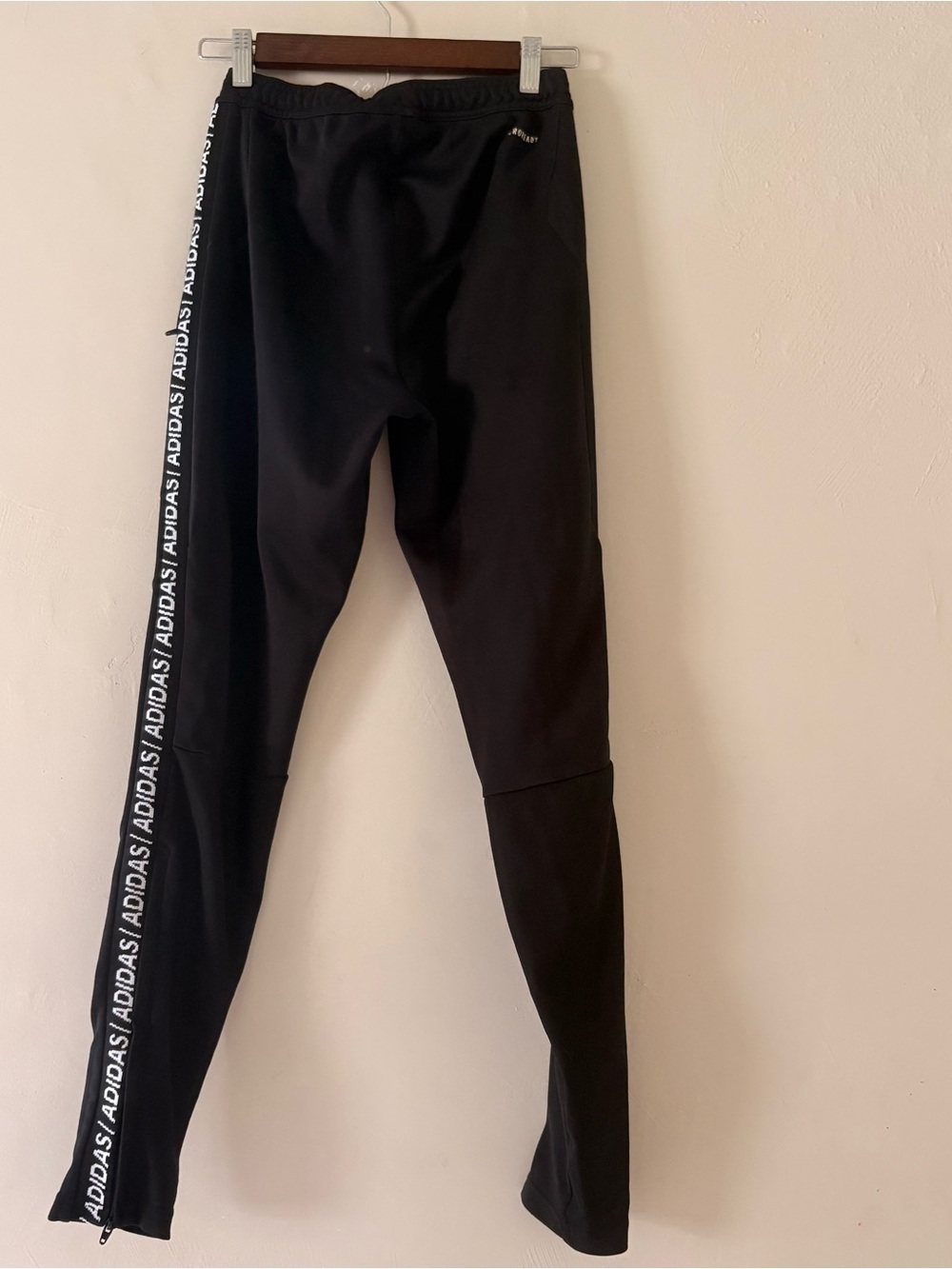 Adidas Tiro Squadra Wordmark Tape Soccer Track Pants Black White Size XS GH6630 - Picture 4 of 4